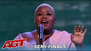 Cristina Rae: Heidi Klum's Golden Buzzer Pours Her Heart Out In POWERFUL Semifinals Performance