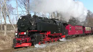 Die Mutter der Brockenloks - Dampflok 99 222 der Harzer Schmalspurbahnen