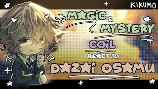 MAGIC and MYSTERY react to DAZAI OSAMU | HP x BSD | Bungo Stray Dogs | Harry Potter | 2/2