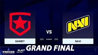 🔴  [ RU ]  NAVI vs Gambit  Grand Final  BO3 BLAST Premier Fall Finals 2021