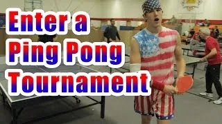 Entering a Competetive Ping Pong Tournament