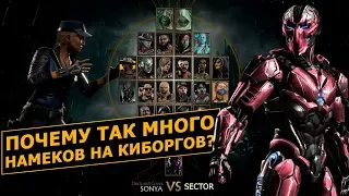 Mortal Kombat 11. Подтвержденный Ростер против Сектора