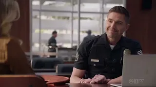 The Rookie 05x20 - "How long you've been dating Lucy?"