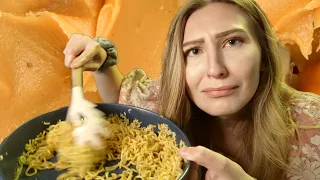 Trying Instant Noodles with PEANUT BUTTER?! (Indomie Mi Goreng)