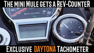 Royal Enfield 350 Classic/Hunter & 350 Meteor. DAYTONA Rev counter! The mini mule gets a new TACHO!