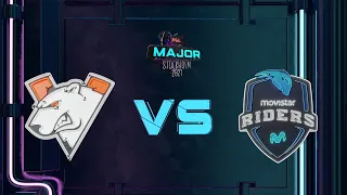 🔴  RU   Virtus.pro vs Movistar Riders BO1 PGL Major Stockholm 2021