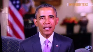 President Obama Says Goodbye to the MythBusters