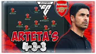 Replicate Mikel Arteta's Arsenal Tactics in FC24