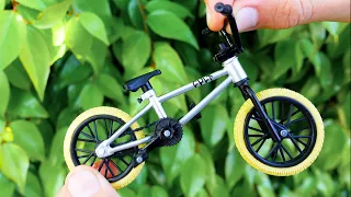 BMX Finger Unboxing New Bmx Silver Cult with Yellow tires | Tech Deck