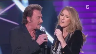 duo johnny hallyday céline dion l'amour peut prendre froid