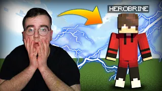 ΕΓΙΝΑ Ο HEROBRINE ΣΤΟ MINECRAFT!!!