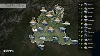 INFORMAZIONE 3B METEO LOMBARDIA - PREVISIONI 18 APRILE 2024