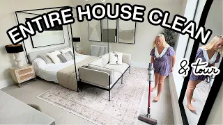 All Day ENTIRE HOUSE Clean with me + House Tour! Major Cleaning Motivation