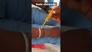 Static electricity in a Human Body.