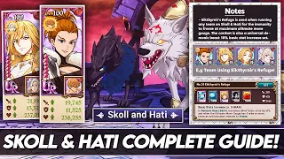 *UPDATED* Complete Guide To ALL FLOORS Of Skoll & Hati! Best Gearsets/Team Comps! (7DS Grand Cross)