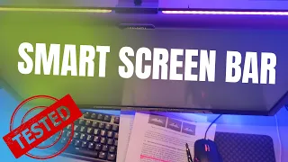 Actually tested - Yeelight Smart Screenbar Monitor Light PRO with ambient light and wireless control