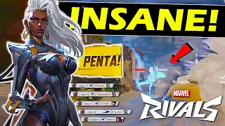 Storm is POWERFUL in Marvel Rivals! (First Penta-Kill Gameplay!)