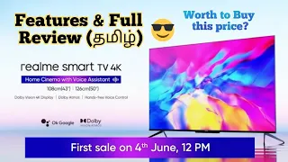 realme smart Tv 4K 43 & 50 inch Full Review in Tamil/ Next level smart TV with Budget Price