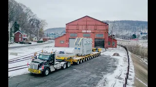 Heavy Haul Transformer Delivery, Johnstown, PA