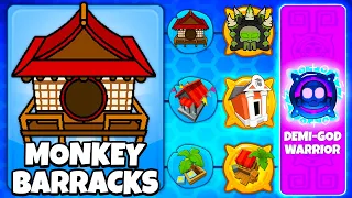 The Monkey BARRACK PARAGON in BTD 6