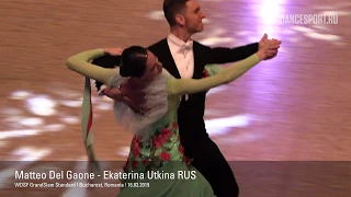 Matteo Del Gaone - Ekaterina Utkina RUS, Quickstep | Dance Masters 2019