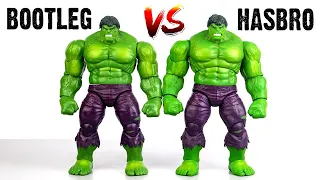 BOOTLEG (KO) vs HASBRO Comparison : 80th Anniversary Hulk Figure (Tell them apart!)