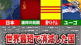 【地理/地学】世界最短で消滅した国７選