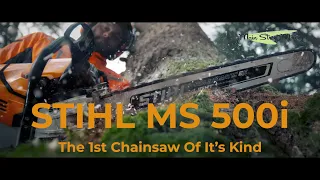 STIHL MS500i - First Look USA - 1st Ever fuel-injected Chainsaw!