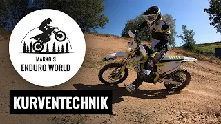 Kurven fahren mit dem Motocross Motorrad | #7 | Marko's Enduro World