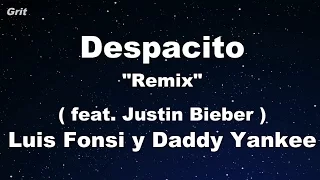 Despacito ft. Justin Bieber - Luis Fonsi, Daddy Yankee Karaoke 【No Guide Melody】 Instrumental