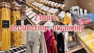 ✨2 Hours of Cleaning Motivation| Decluttering & Organizing (Cleaning MARATHON)