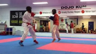 Karate Budokan MMA Sparring, 14th March 2012 - video 1