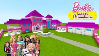 Minecraft Tutorial: How To Make a Barbie House "Barbie Life In The Dreamhouse"