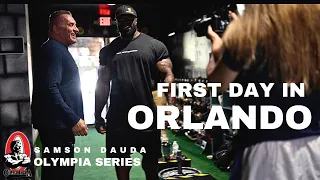 Mr Olympia 2023 series | First day in Orlando 4 days out | Samson Dauda