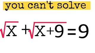 square root  | cube root |math Olympiad problems | math Olympiad algebra problem
