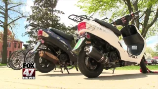 Michigan State curbs moped parking as use on campus rises