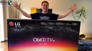 LG B7 4K OLED TV REVIEW, UNBOXING and WALL MOUNTING !!!