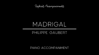 Madrigal by Philippe Gaubert - Piano Accompaniment