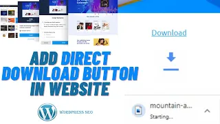 How to Add Direct Download Button to Wordpress Website Without Coding