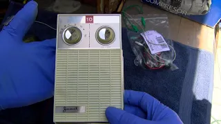 1963 Jewel 10 Transistor AM Radio Repair Confusing Tough Repair