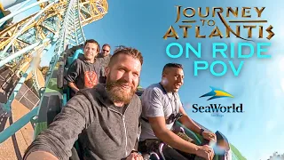 Journey To Atlantis On Ride POV SeaWorld San Diego