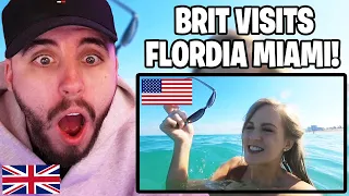 Brit Reacts to Irish Girl Tries the WEIRDEST Miami Experiences