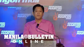 Bongbong Marcos announces presidential bid