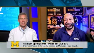 Sam Webb on the Big 10 Network: Michigan spring practice takeaways - stars, breakout players, & more