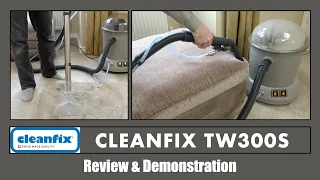 Cleanfix TW300S Carpet Cleaner Review & Demonstration