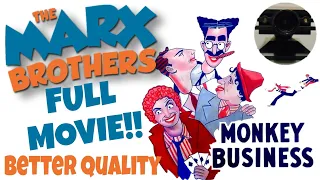 The Marx Brothers "Monkey Business" (1931) Full Movie!! Better Quality