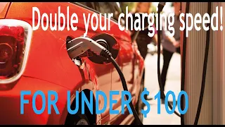 Double Your EV Charging Speed at Home - Fiat 500e - EV Doubler