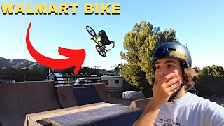 I Tried The Hardest BMX Tricks On A WALMART BIKE