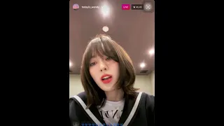 Wendy singing ‘When This Rain Stops’ IG live | 210421|