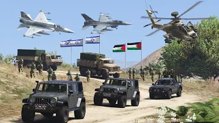Palestine Liberation  Army Attack on Israeli Army Convoy | Palestine vs Israel War - GTA 5